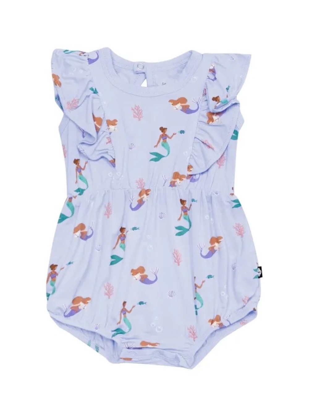 Kyte BABY Lavender Mermaid Bubble Romper